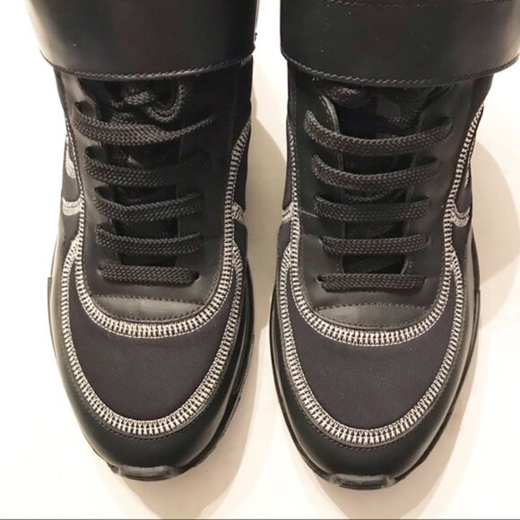 Authentic Chanel High Top Sneakers 36.5 - Picture 2 of 8